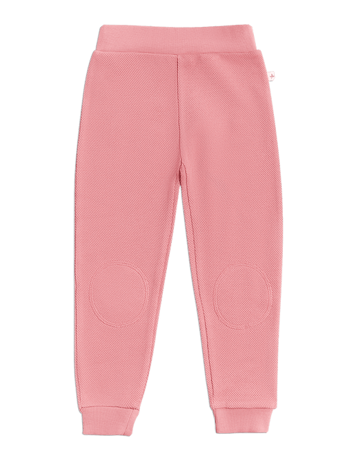 Baby Piqué Trousers, Dusty Pink — Leela Cotton
