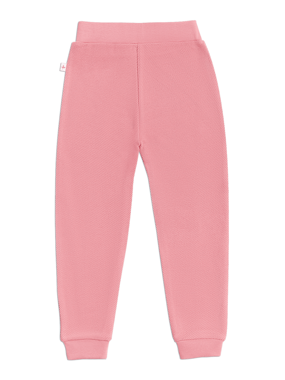 Baby Piqué Trousers, Dusty Pink — Leela Cotton, view 2