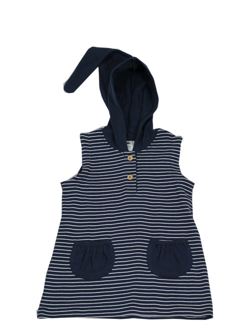 Baby Tunic Dress, Indigo-White — Leela Cotton