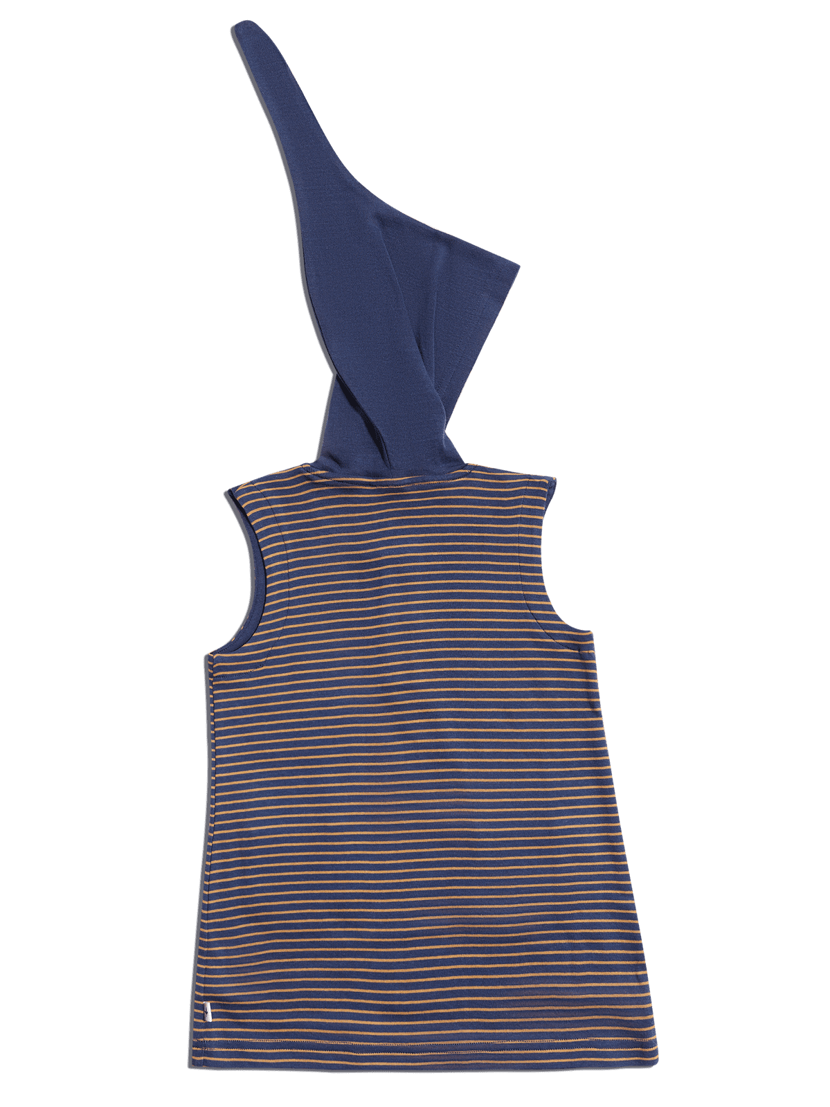 Baby Tunic Dress, Indigo-Ginger — Leela Cotton, view 4