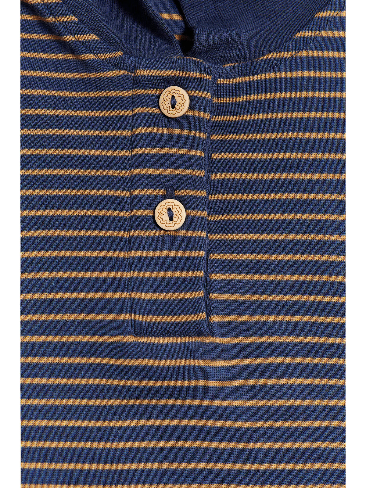 Baby Tunic Dress, Indigo-Ginger — Leela Cotton, view 5