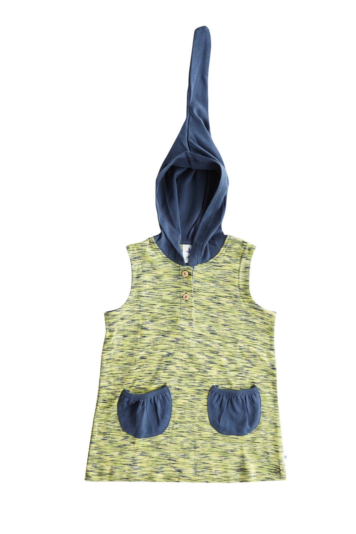 Baby Tunic Dress, Meadow — Leela Cotton, view 2