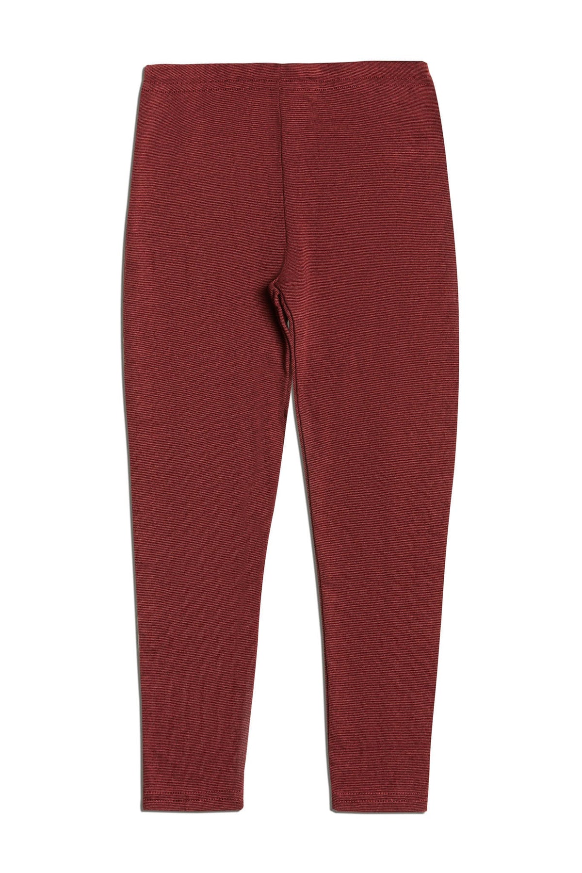 Kids' Leggings, Coffee / Rust Red — Leela Cotton