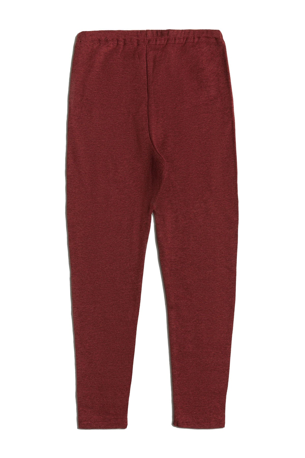 Kids' Leggings, Coffee / Rust Red — Leela Cotton, view 2
