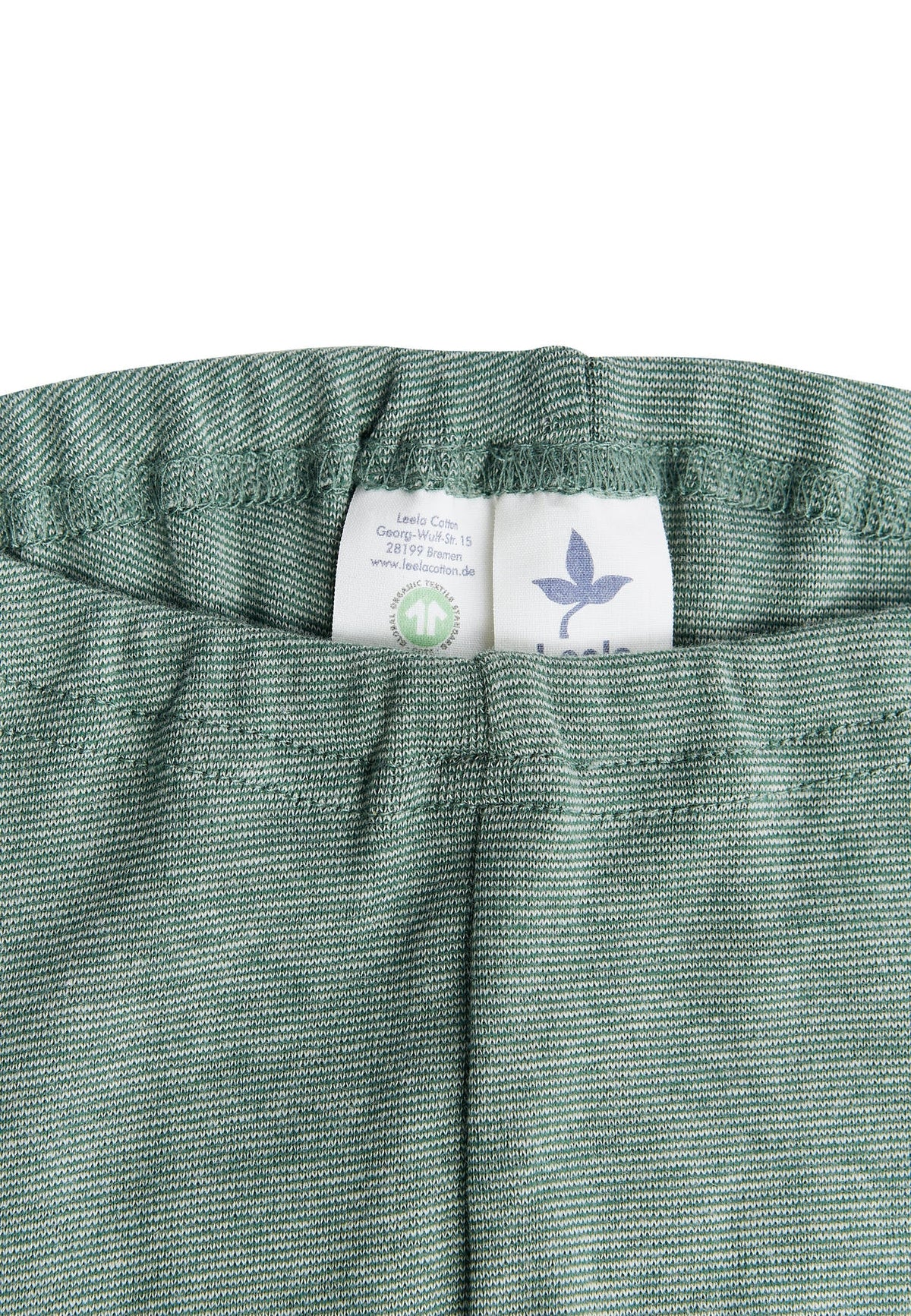 Kids' Leggings, Pine Needle / Sage — Leela Cotton, view 3