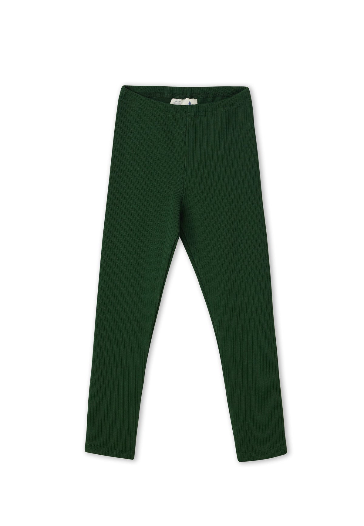 Warm Kids' Jersey Leggings, Pine Needle — Leela Cotton