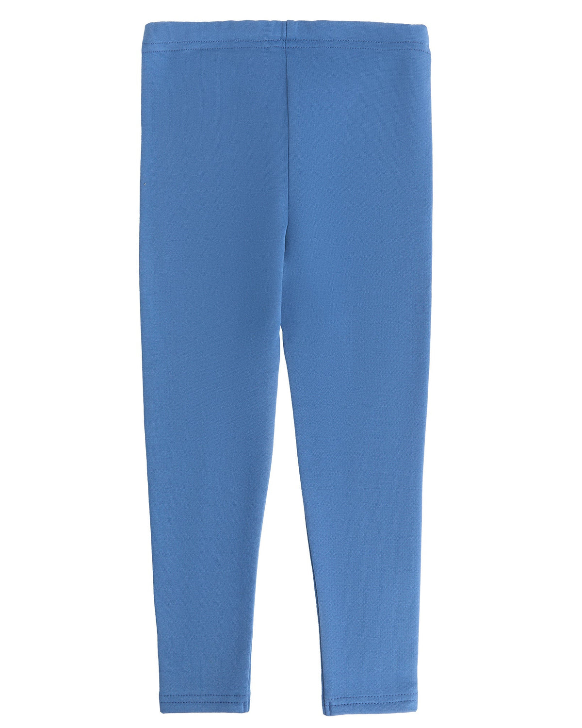Kids Fleece Leggings, Gentian Blue — Leela Cotton