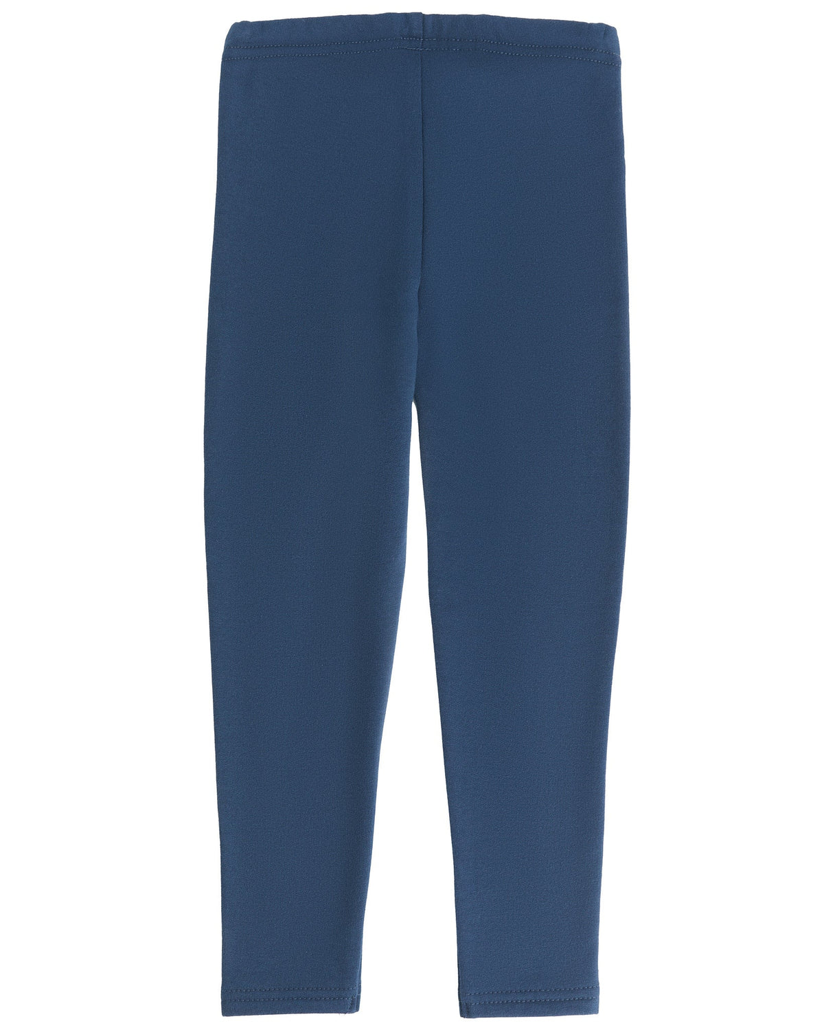 Kids' Fleece Leggings, Indigo — Leela Cotton, view 2