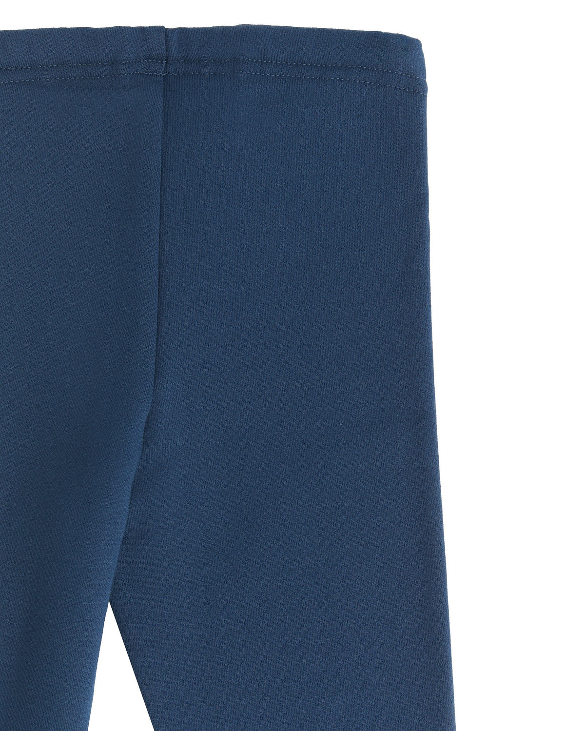 Kids' Fleece Leggings, Indigo — Leela Cotton, view 4