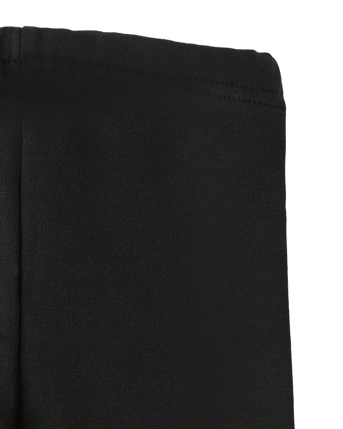 Kids' Fleece Leggings, Black — Leela Cotton, view 3