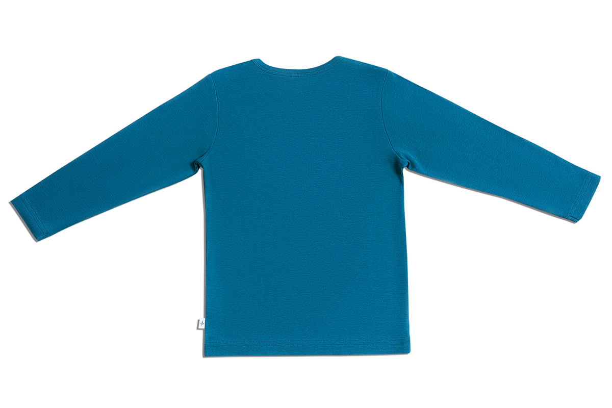 Kids' Long Sleeve Top, Danube Blue