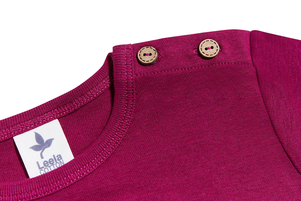 Kids' Long Sleeve Top, Fuchsia