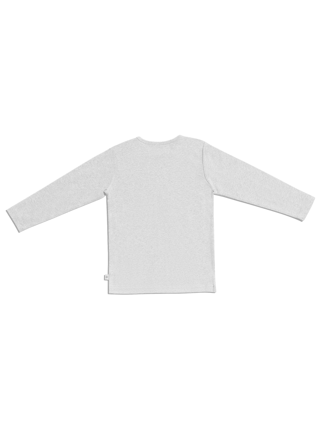 Kids' Long Sleeve Top, Grey - Melange