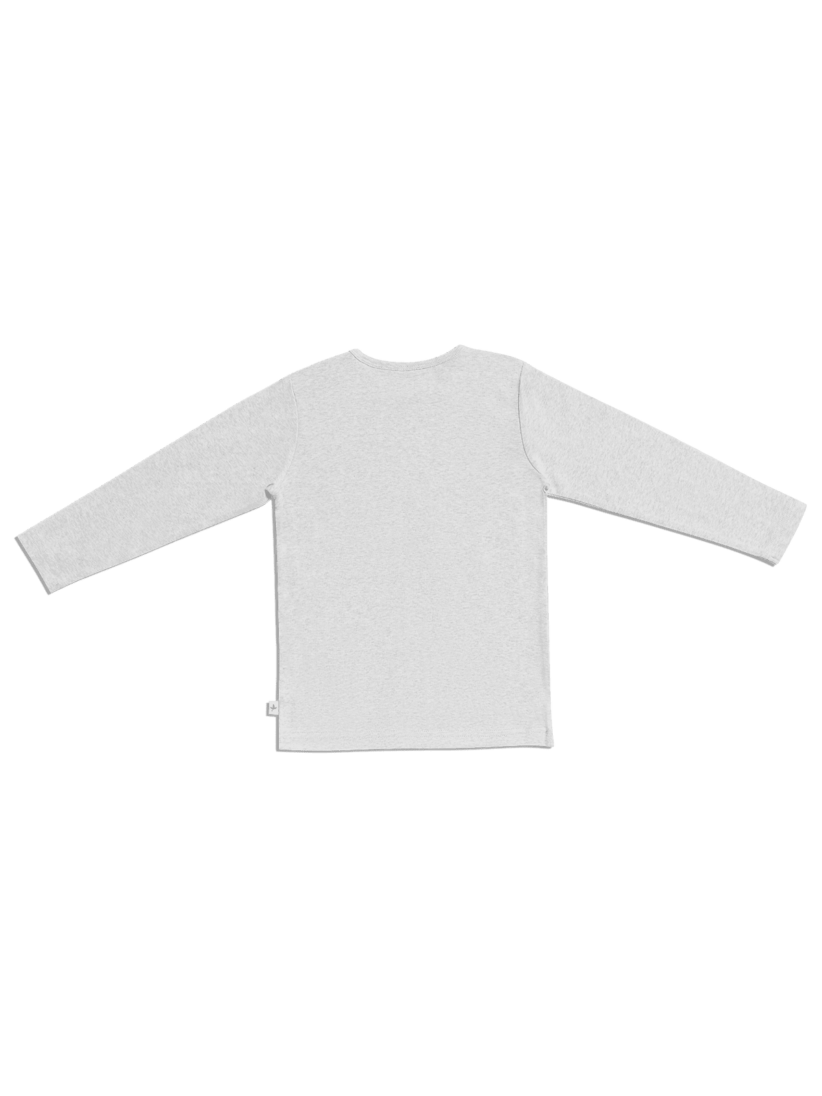 Kids' Long Sleeve Top, Grey - Melange