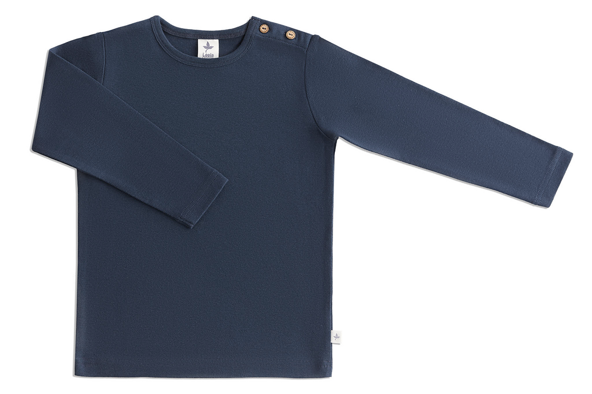 Kids' Long Sleeve Top, Indigo