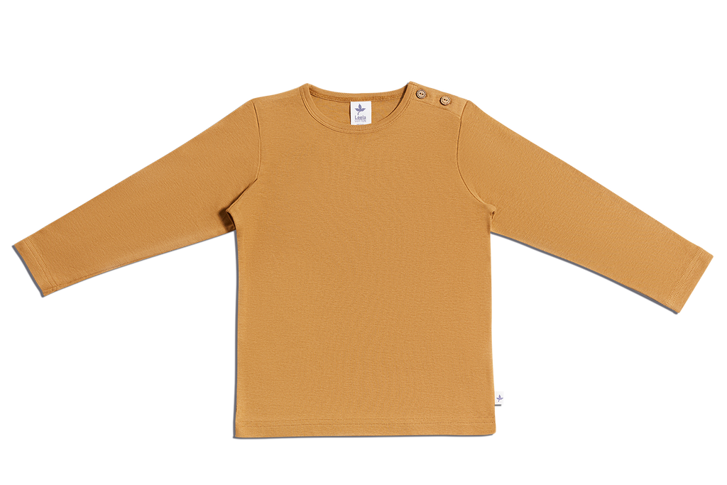 Kids' Long Sleeve Top, Ginger