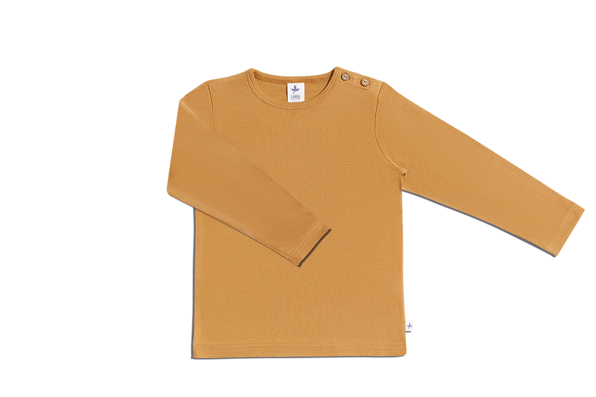 Kids' Long Sleeve Top, Ginger