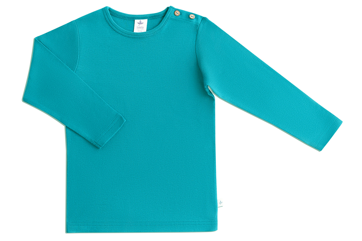 Kids' Long Sleeve Top, Lapis