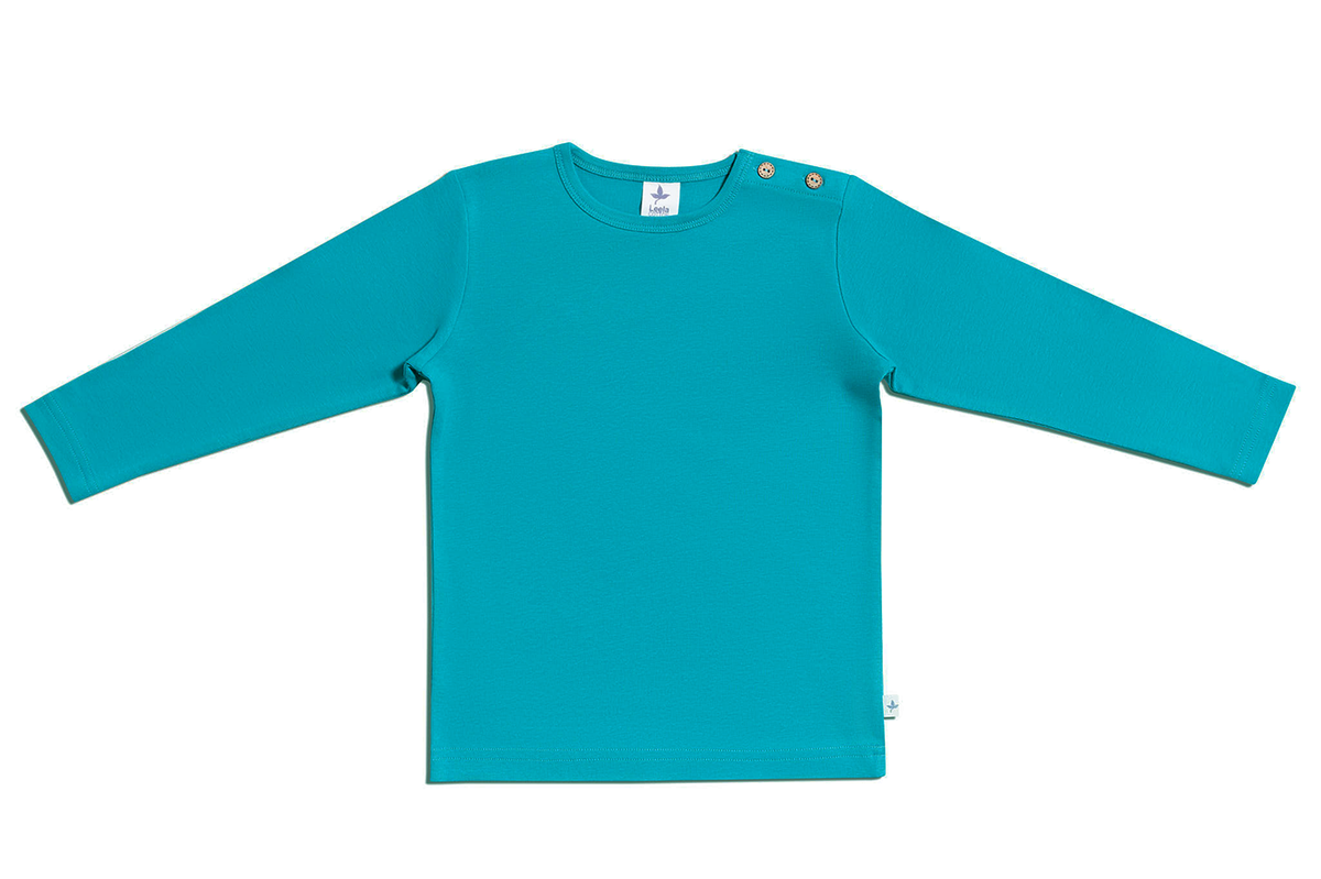 Kids' Long Sleeve Top, Lapis