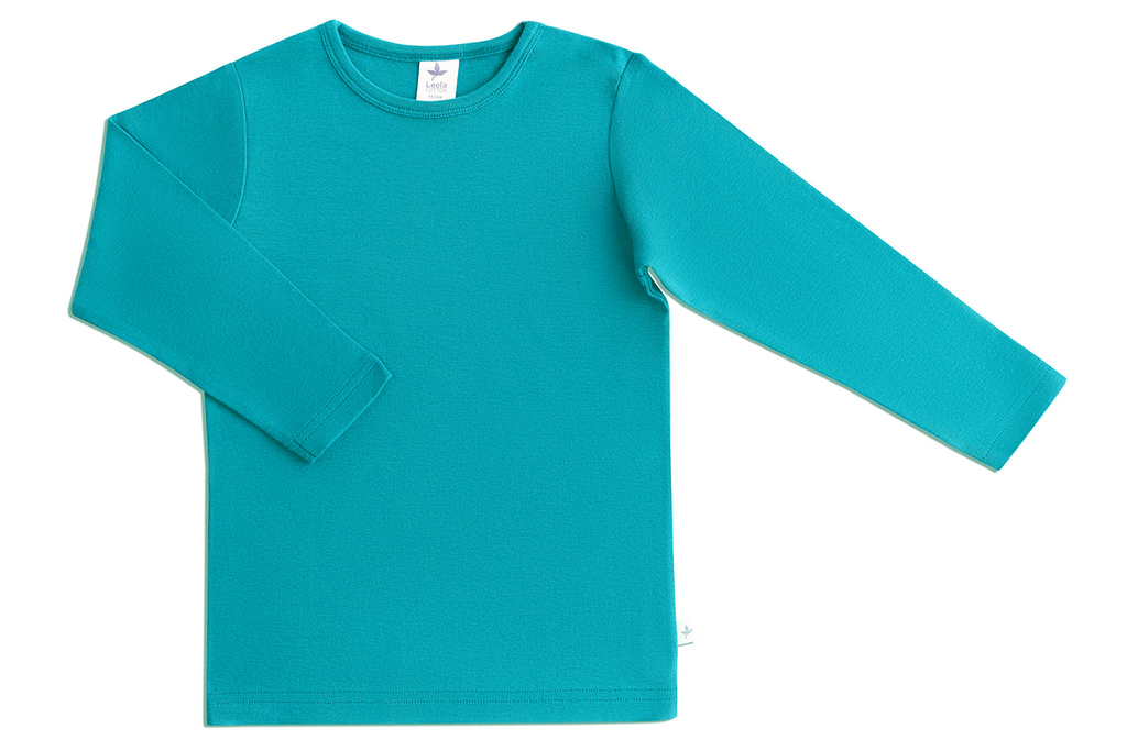 Kids' Long Sleeve Top, Lapis