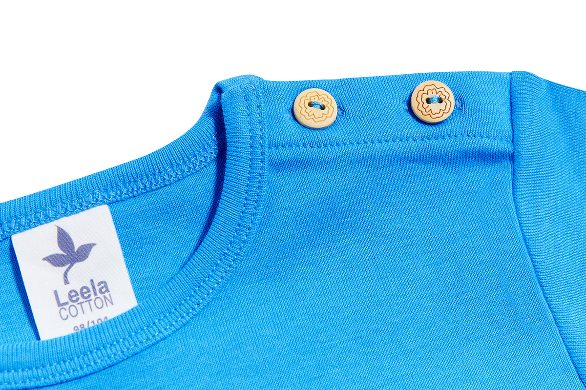 Kids' Long Sleeve Top, Nordic Blue