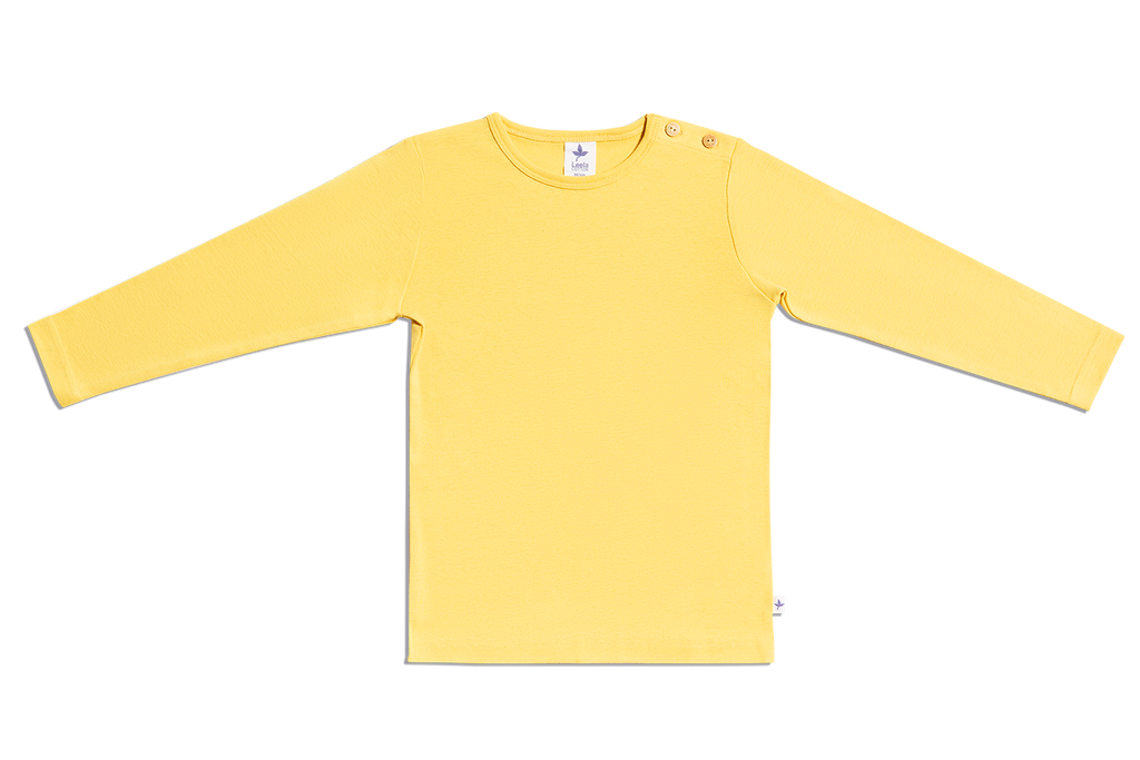 Kids' Long Sleeve Top, Ochre