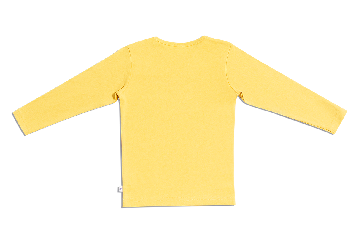 Kids' Long Sleeve Top, Ochre