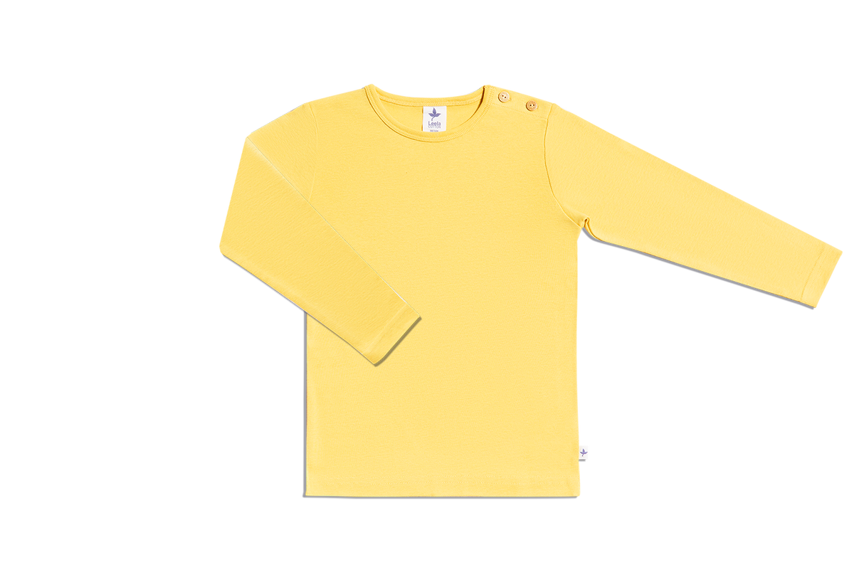 Kids' Long Sleeve Top, Ochre