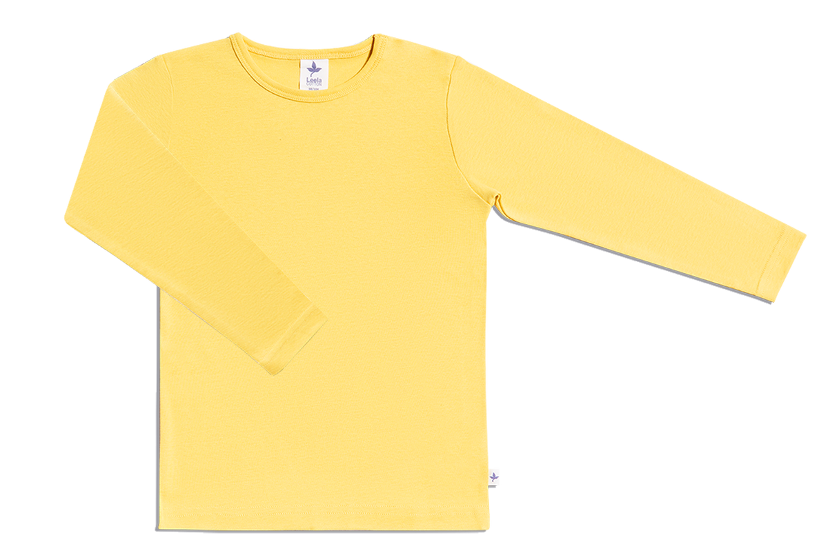 Kids' Long Sleeve Top, Ochre
