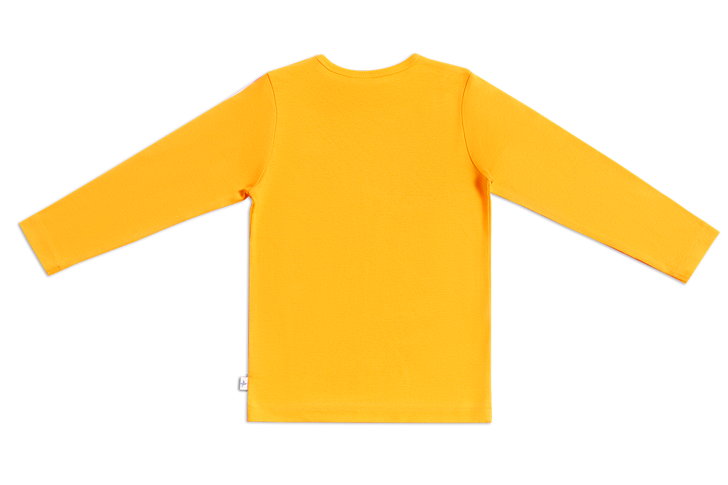 Kids' Long Sleeve Top, Sun Yellow