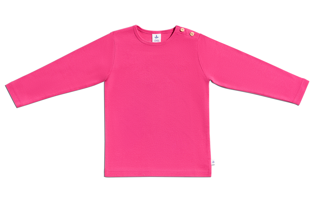 Kids' Long Sleeve Top, Pink
