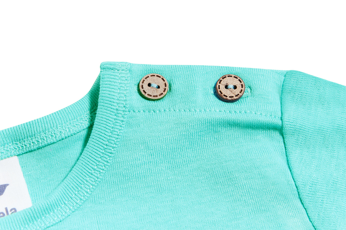 Kids' Long Sleeve Top, Turquoise