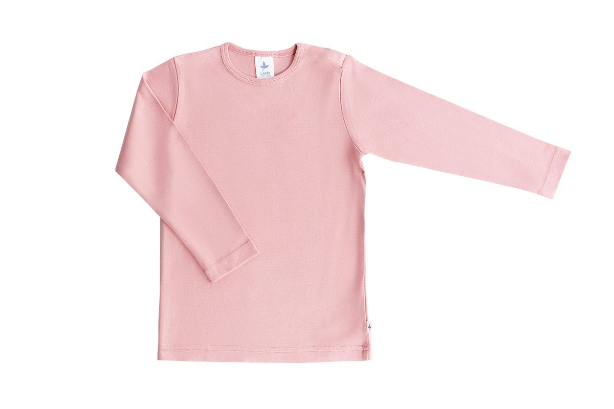 Kids' Long Sleeve Top, Dusty Pink