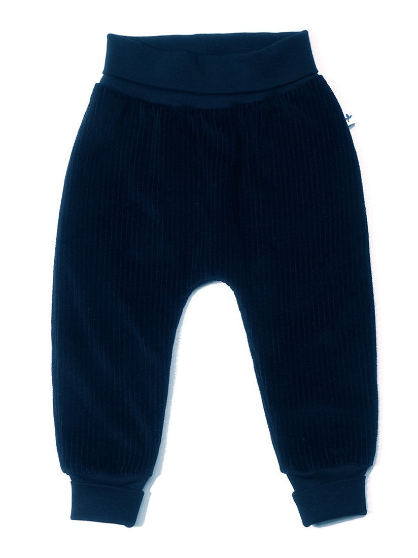 Baby Corduroy Trousers, Midnight Blue — Leela Cotton