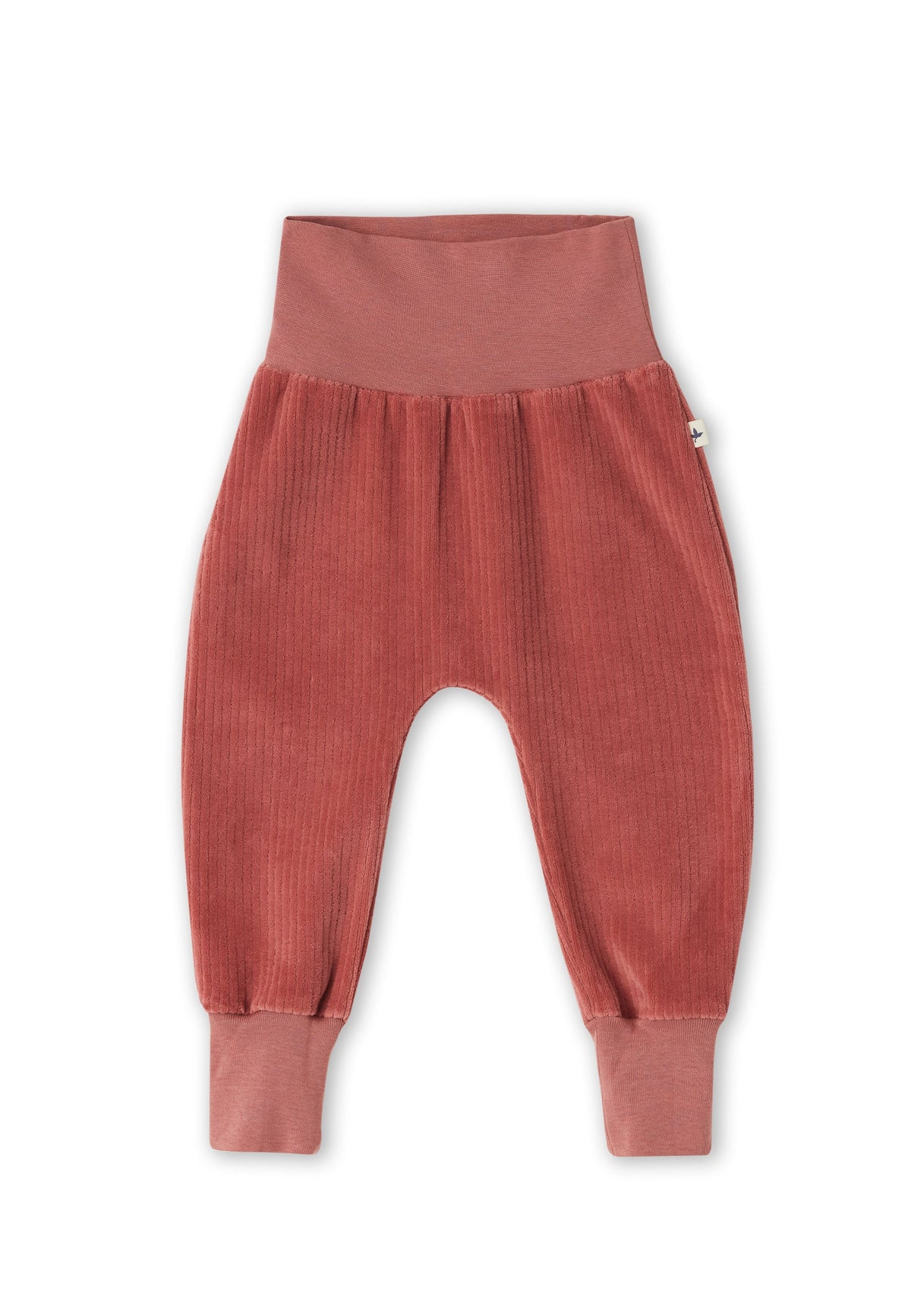 Baby Corduroy Trousers, Dark Mauve — Leela Cotton