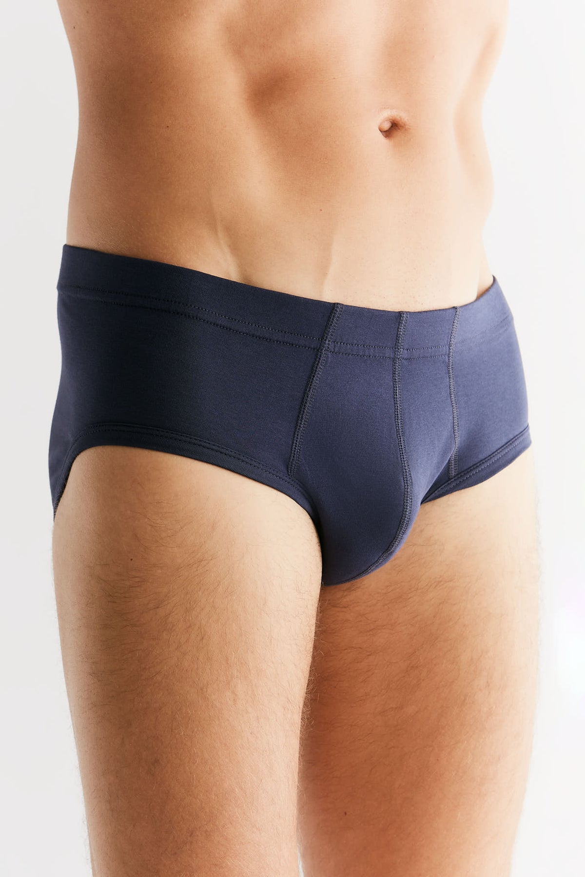Men's Brief, Navy — Albero Natur, view 3
