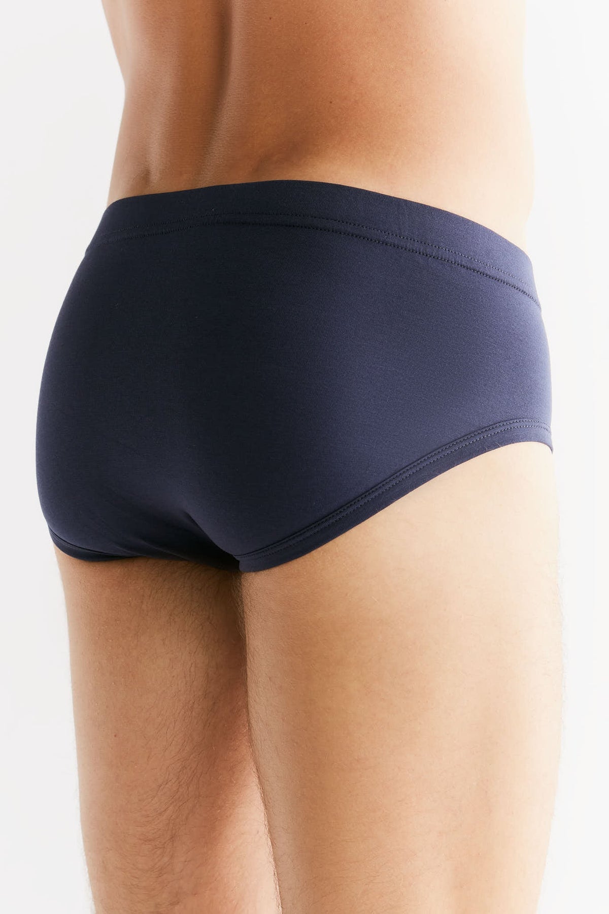Men's Brief, Navy — Albero Natur, view 4