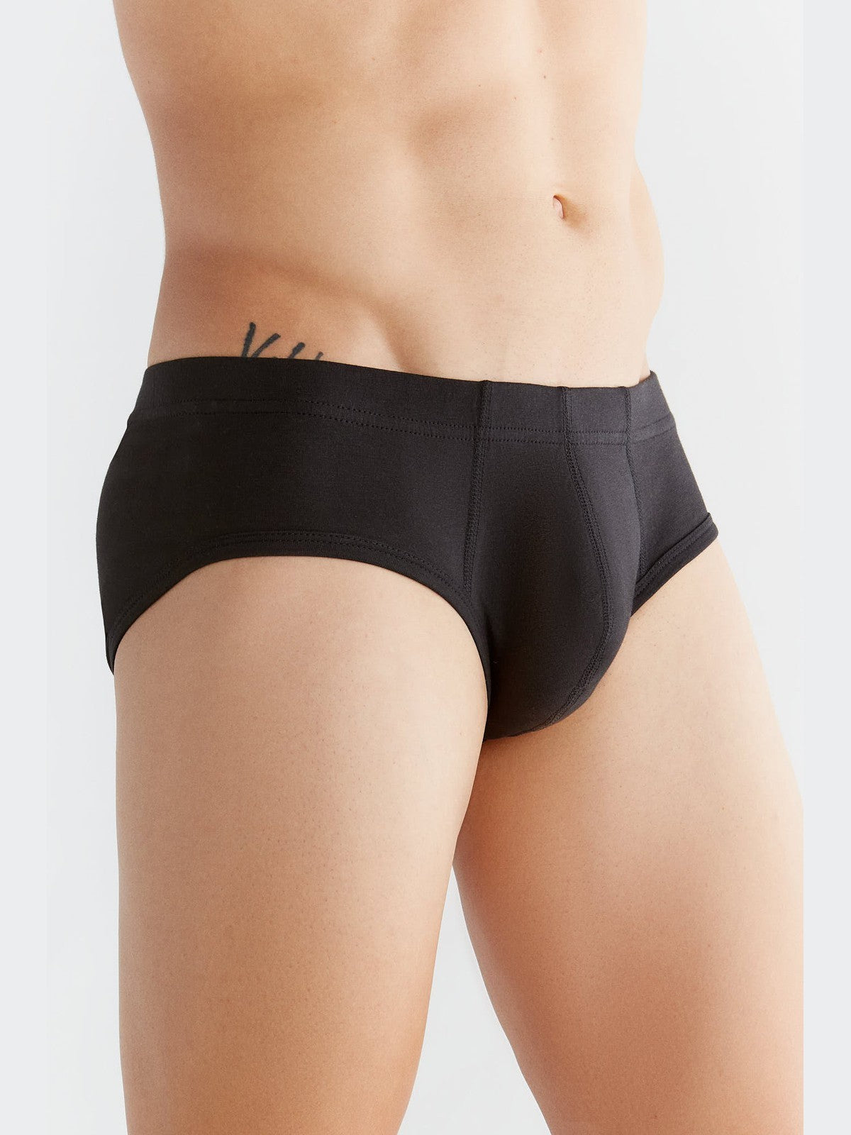 Men's Brief, Black — Albero Natur, view 3