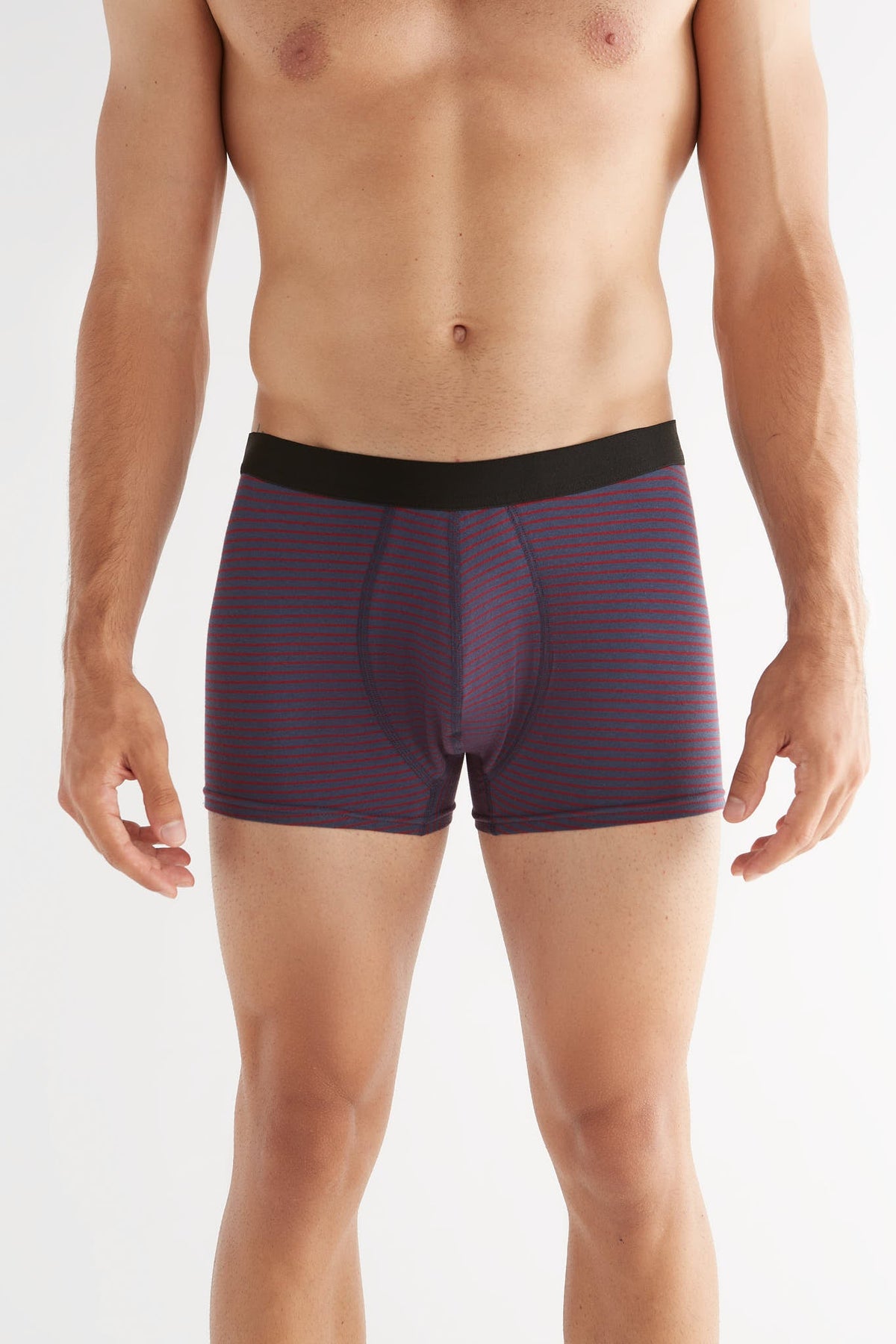 Men's Trunks, Indigo - Red