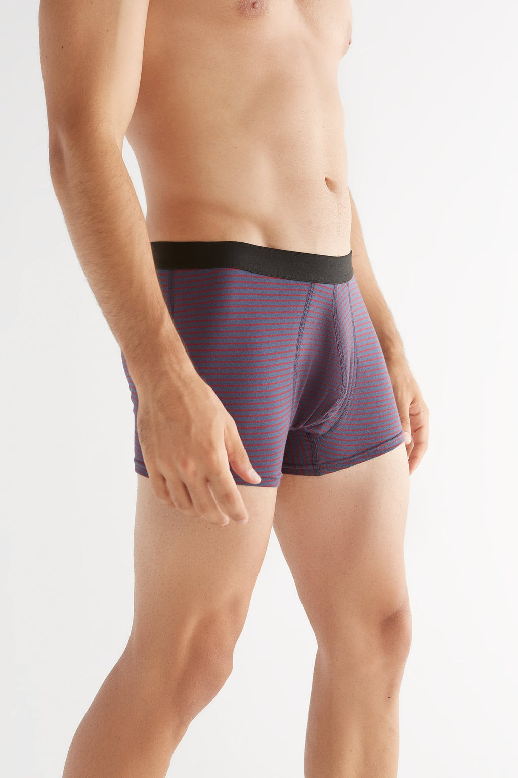 Men's Trunks, Indigo - Red