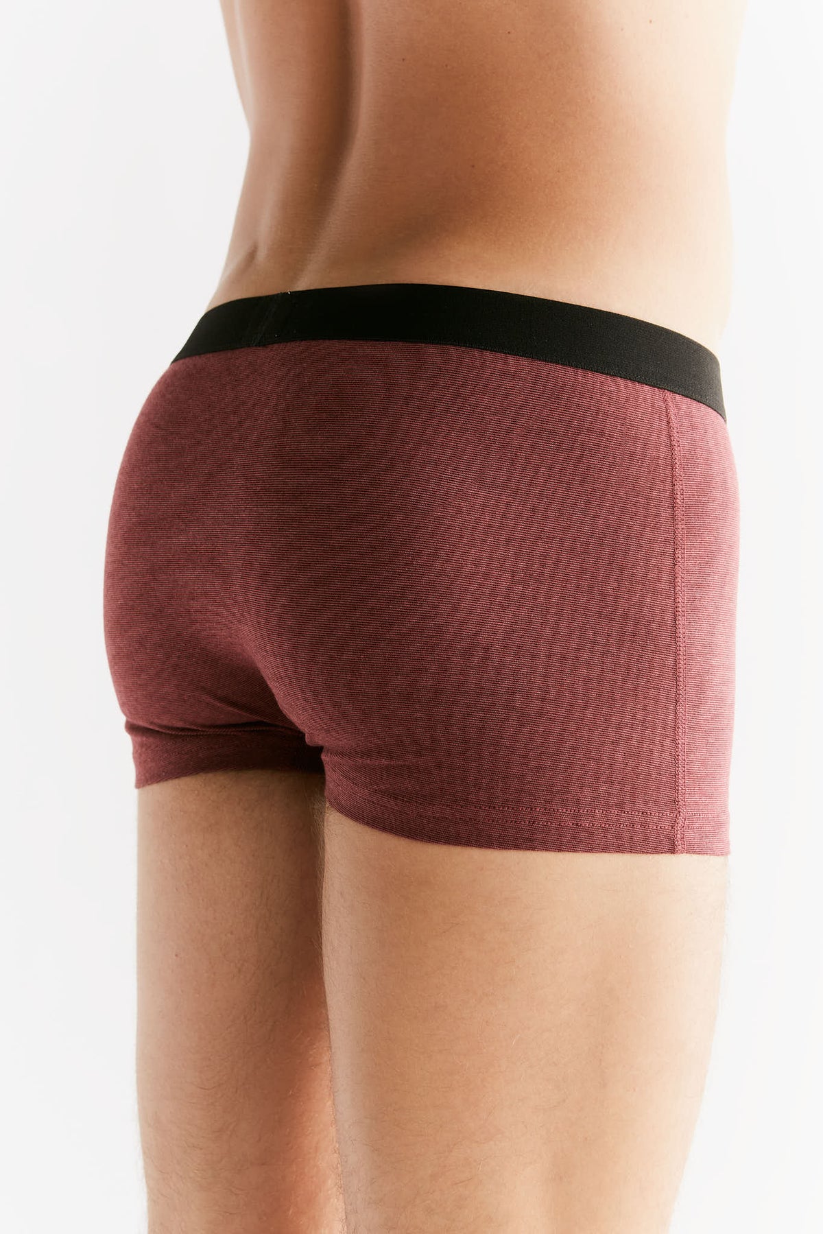 Men's Trunks, Coffee / Rust Red — Albero Natur, view 3