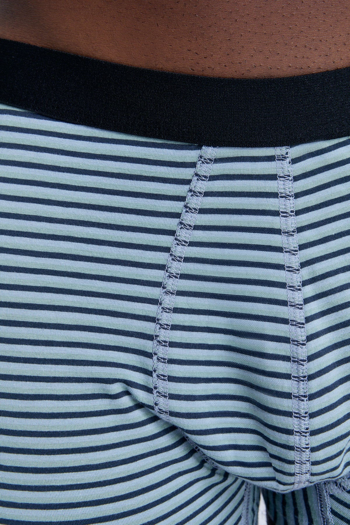 Men's Trunks, Agave / Navy / Grey Blue — Albero Natur, view 2