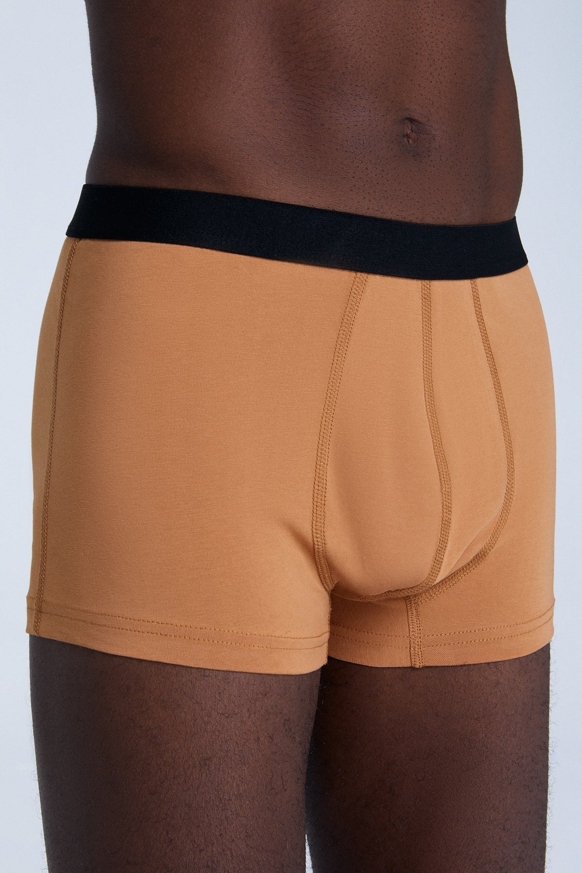 Men's Trunks, Cinnamon 3-Pack — Albero Natur, view 4