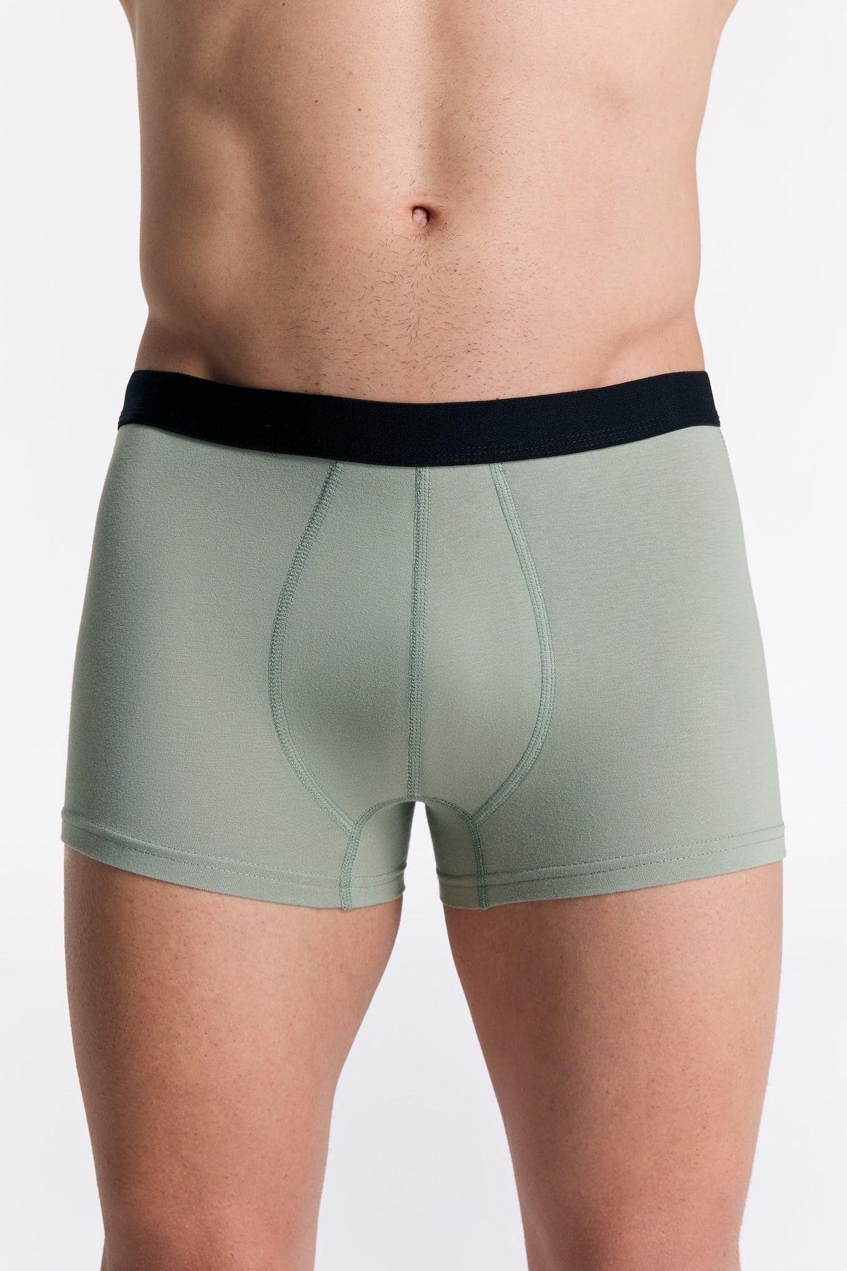 Men's Trunks, Iceberg Green 3 err Pack — Albero Natur, view 2