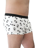Men's Trunks, White - Black