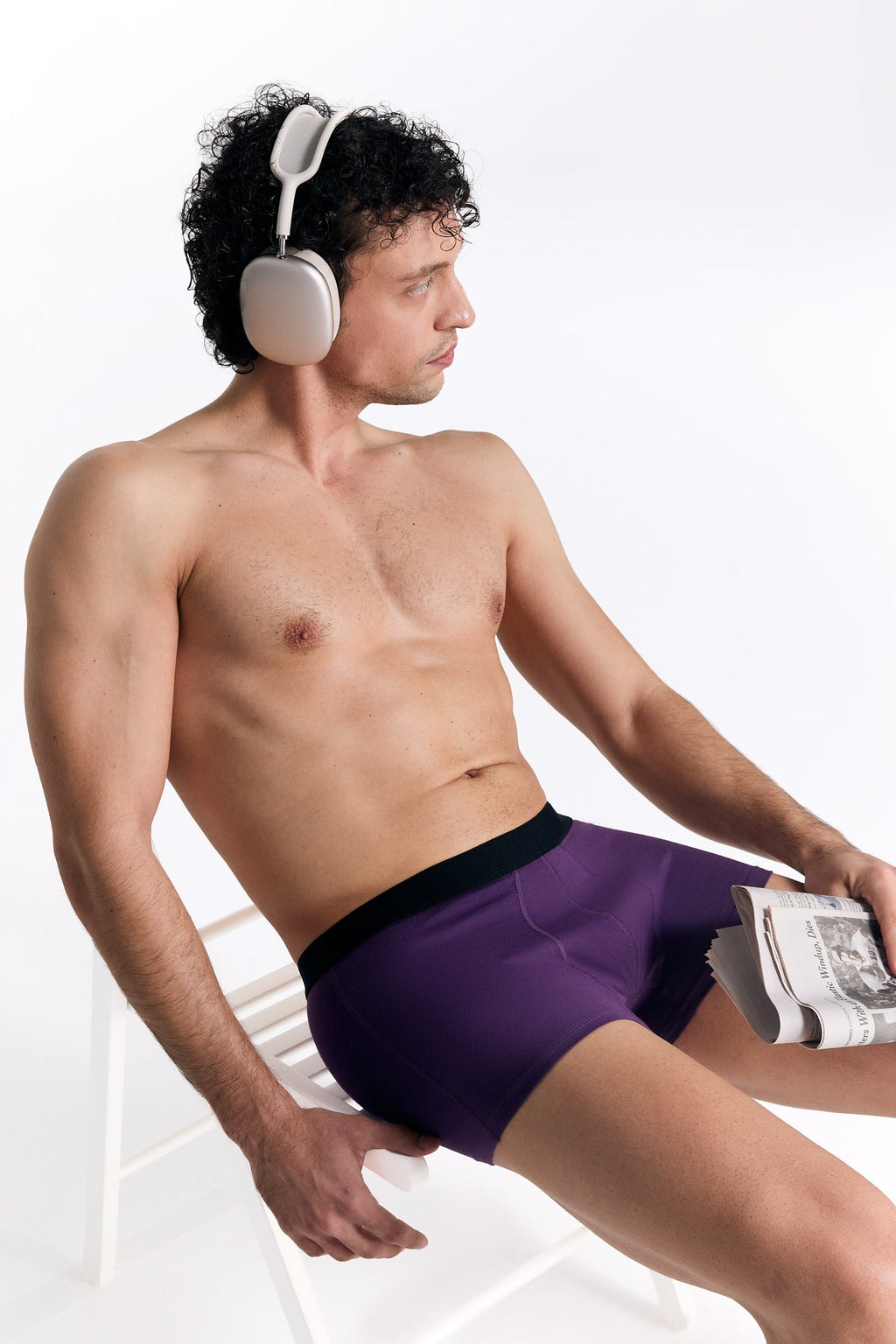 Men's Trunks, Wineberry 3-Pack