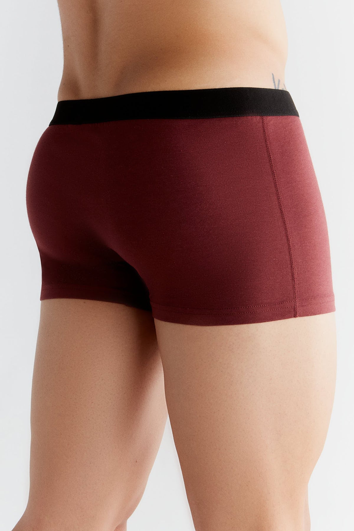 Men's Trunks, Bordeaux 3-Pack