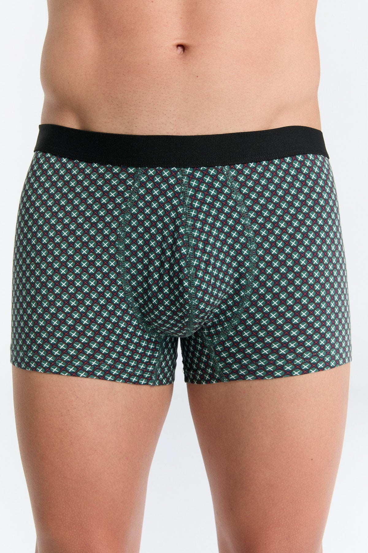 Men's Trunks, Forest Cube 3-Pack