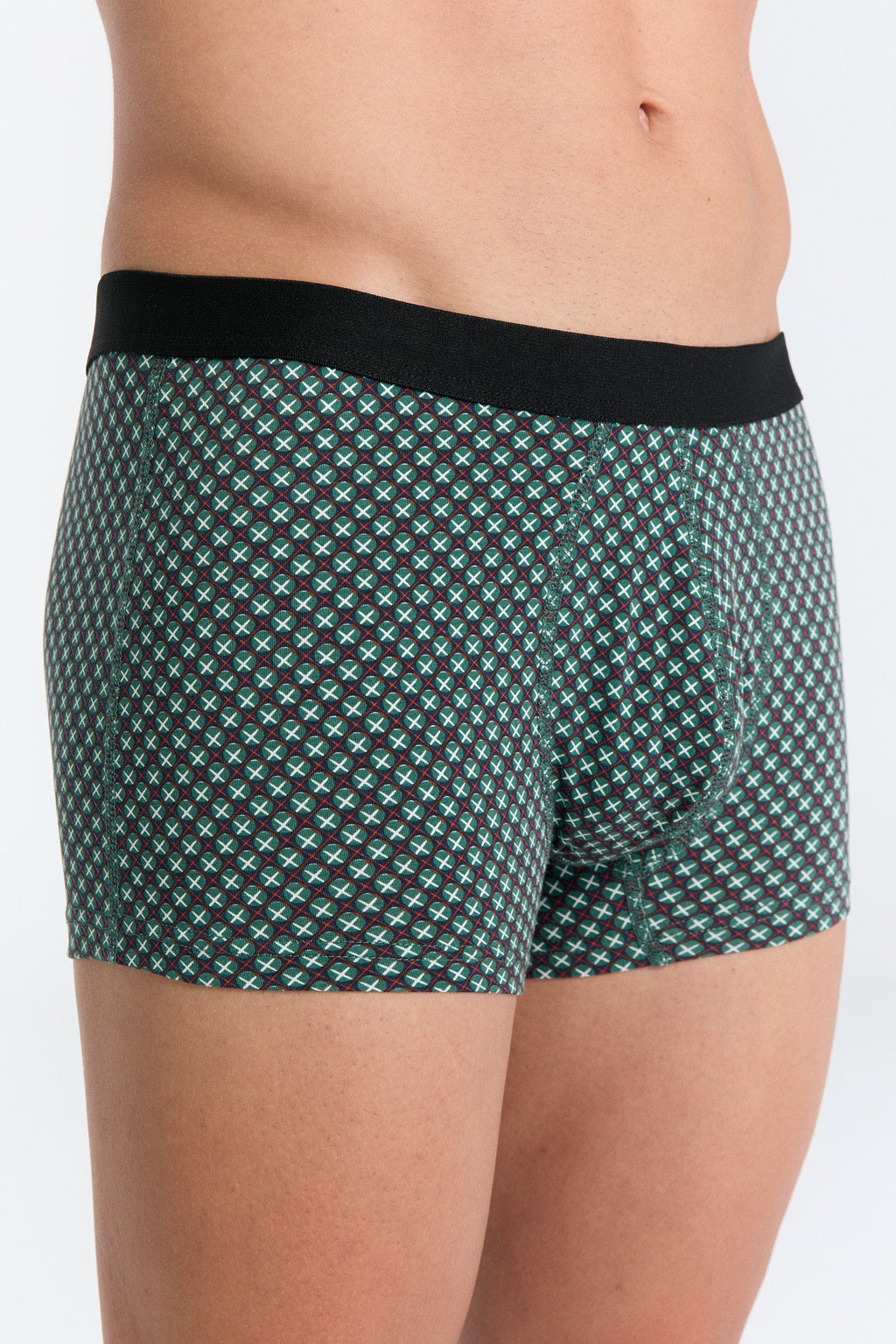 Men's Trunks, Forest Cube 3-Pack