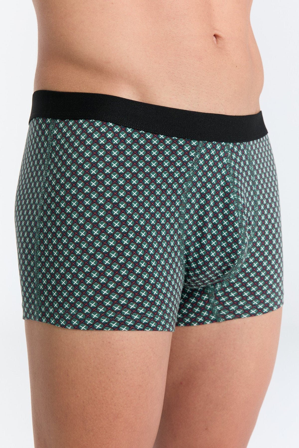 Men's Trunks, Forest Cube 3-Pack
